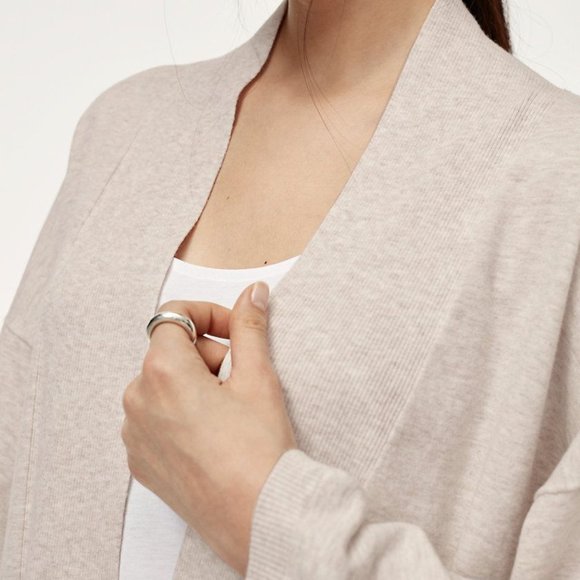 Aritzia Sweaters - ARITZIA BABATON Williams Cardigan (Light Grey)